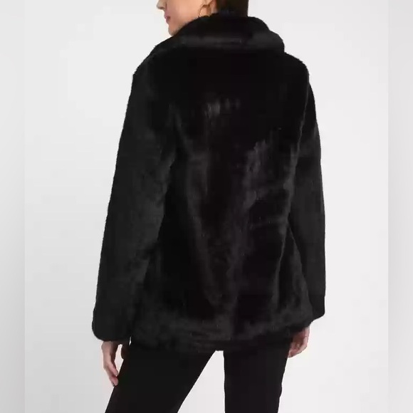 Gallery Black 1950’s faux fur Swing Coat - Picture 9 of 9